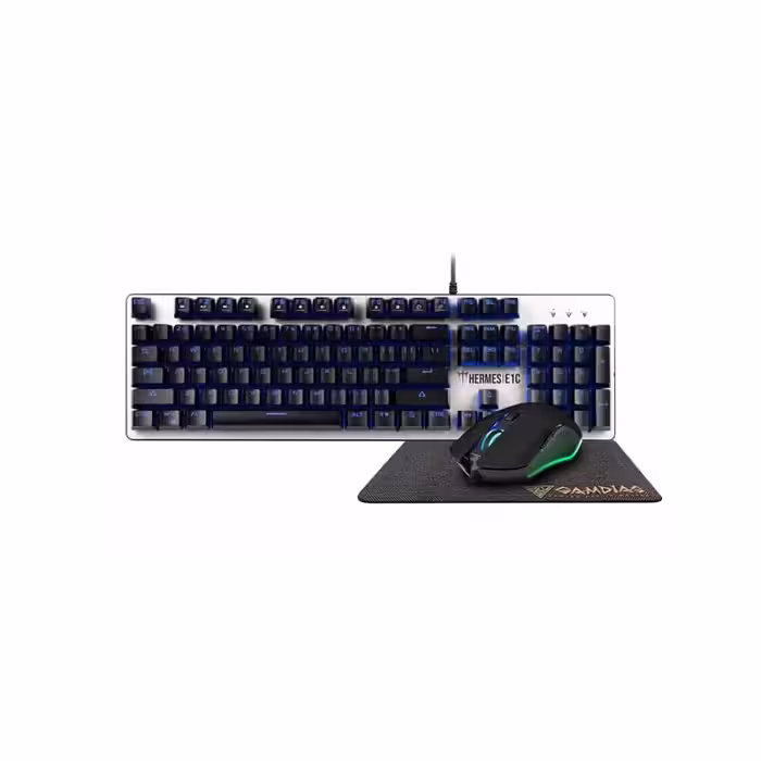 باندل موس کیبورد پد موس گیم دیاس HERMES E1C 3-IN-1
