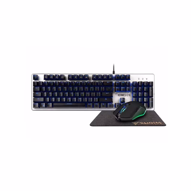 باندل موس کیبورد پد موس گیم دیاس HERMES E1C 3-IN-1