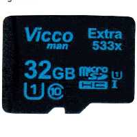 کارت حافظه microSDHC ویکومن مدل Extre 533X کلاس 10 استاندارد UHS-I U1 سرعت80MBps ظرفیت 32 گیگابایت