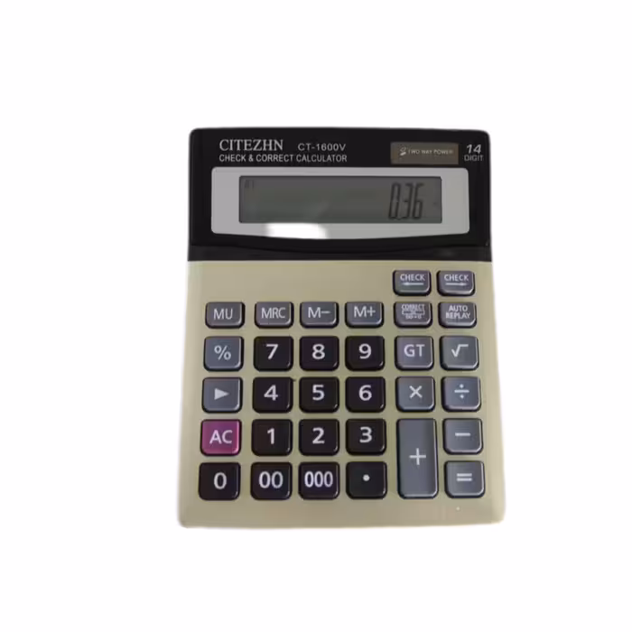 ماشین حساب 1600 بسته سه عددی فروش عمده ماشین حساب الکتوبکا کد 2235