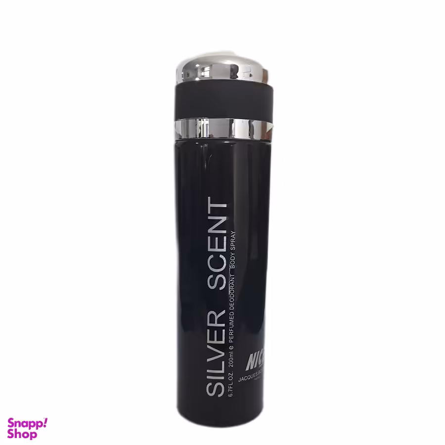 اسپری بدن نایس پاپت مدل Silver Scent حجم 200 میلی لیتر