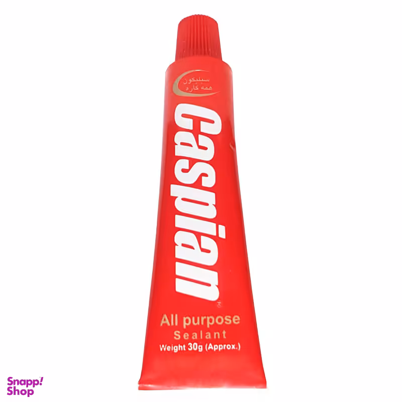 چسب سیلیکون کاسپین مدل شفاف حجم 30 میلی لیتر