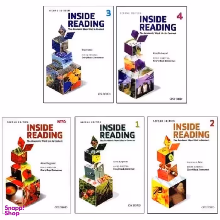 کتاب Inside Reading Second Edition اثر Arline Burgmeier انتشارات Oxford پنج جلدی
