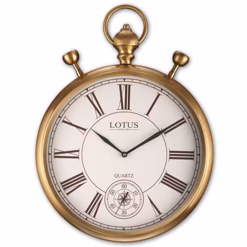 ساعت دیواری فلزی مدل CARLA کد M-20501 رنگ ANTIQUE