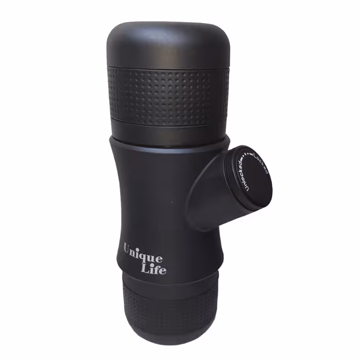 مینی پرسو unique life مشکی (قهوه ساز  پرتابل) کاملا اصل دارای جعبه 