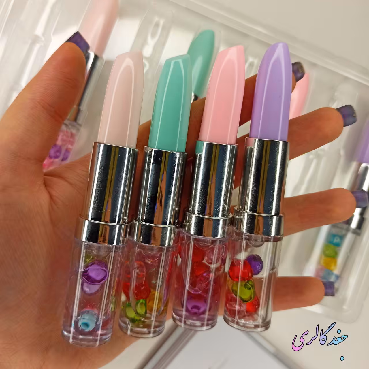 خودکار فانتزی طرح رژ لب