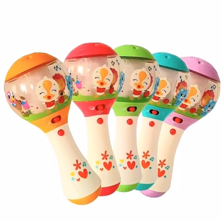 جغجغه موزیکال وچراغ دار هولا تویز