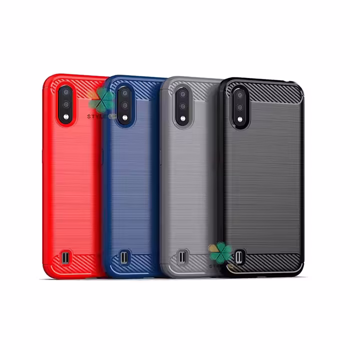 قاب کربنی گوشی سامسونگ Samsung Galaxy A01 طرح Metal
