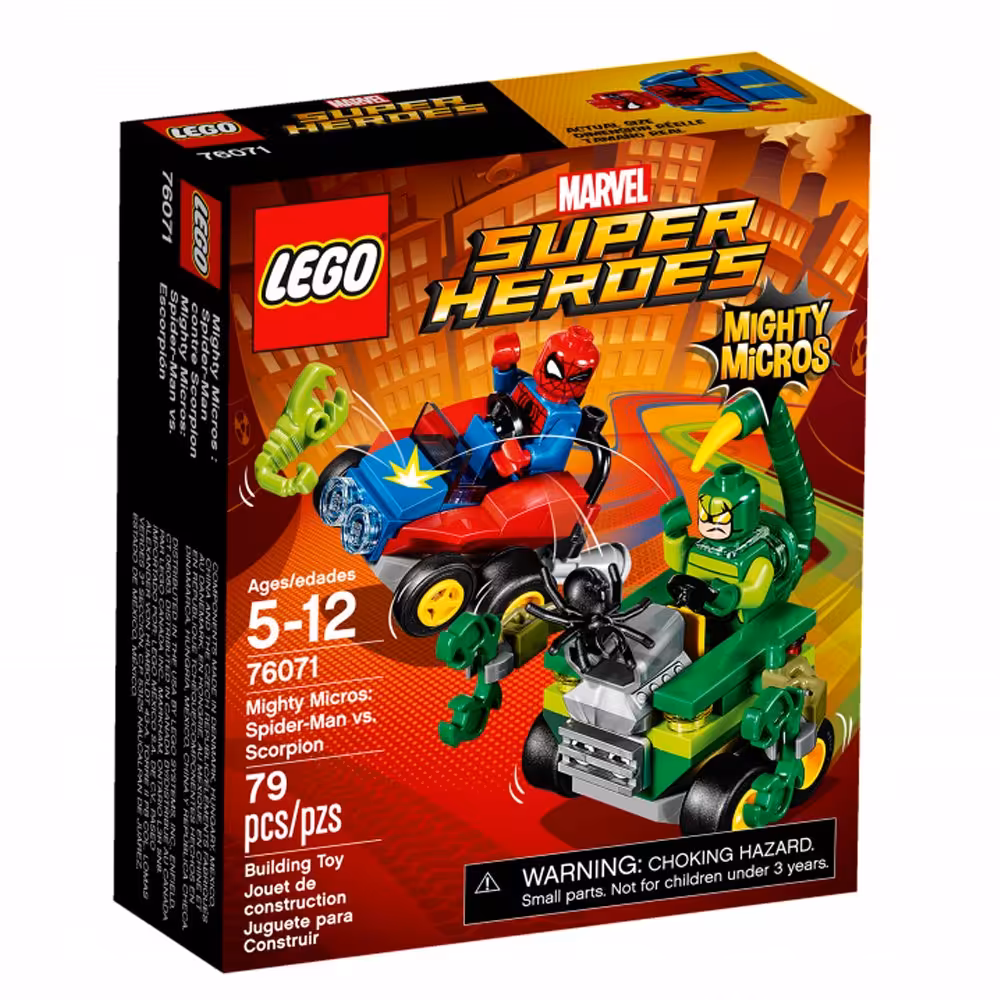 لگو مدل LEGO Mighty Micros Spider Man vs Scorpion  76071