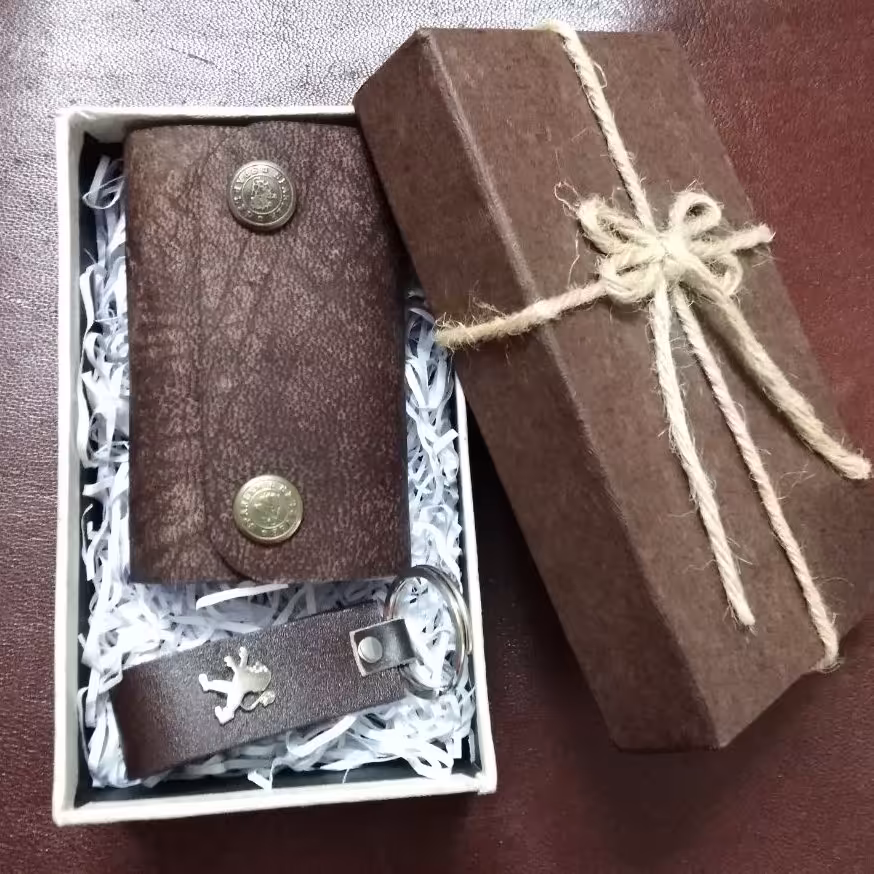 کیف کلید چرم طبیعی