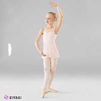 دامن باله دخترانه مدل STAREVER Kids Pink Tulle Ballet Skirt