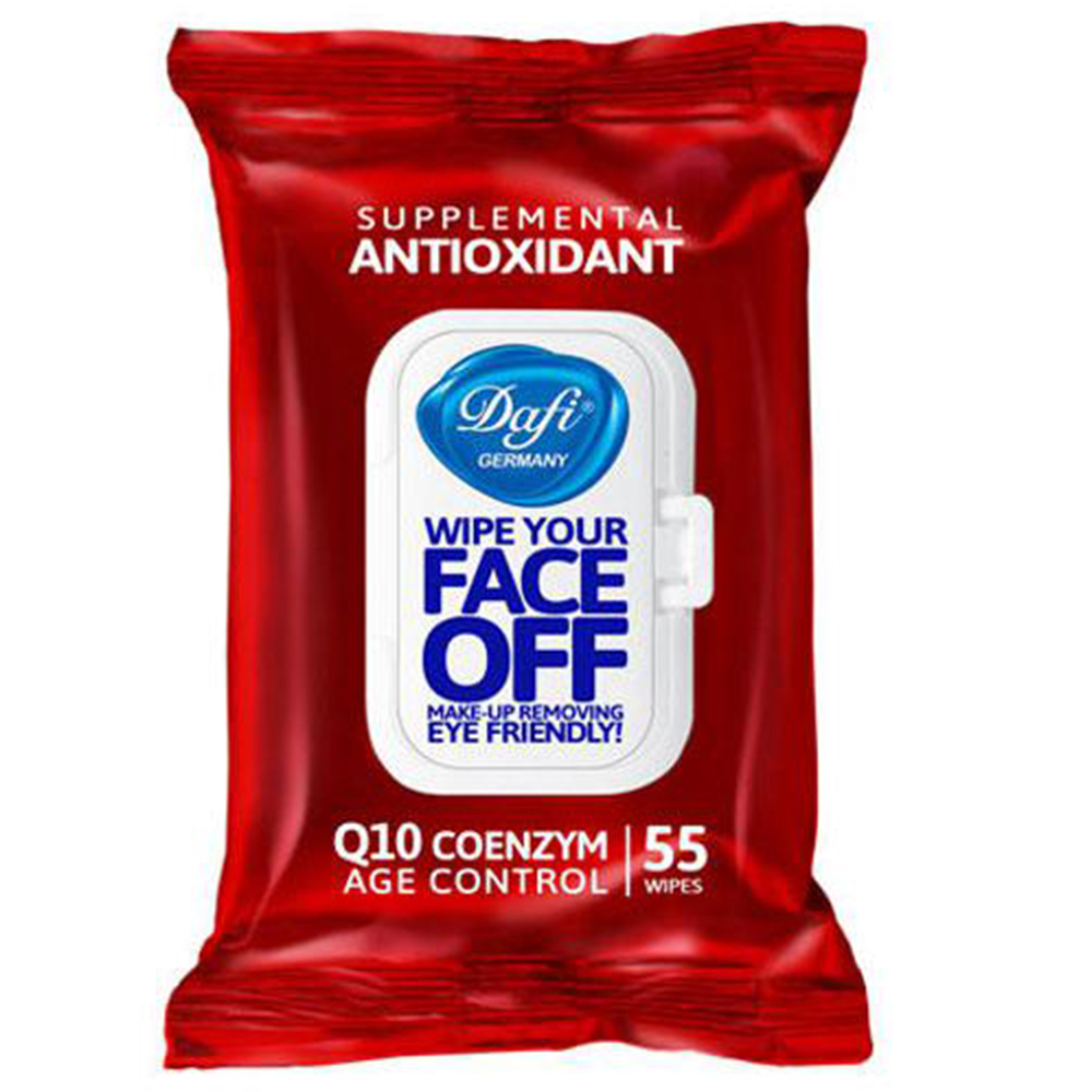 دستمال مرطوب پاک کننده آرایش دافی مدل Antioxidant بسته 55 عددی (82094)