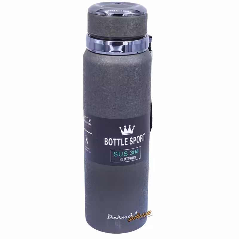 فلاسک طرح چرم ذغالی DIWANGXIN SUS 304