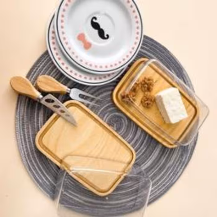 ظرف درب دار کره و پنیر