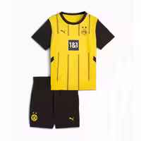 کیت اول بچه گانه دورتموند 2025 تایلندی با لوگوی دوختی