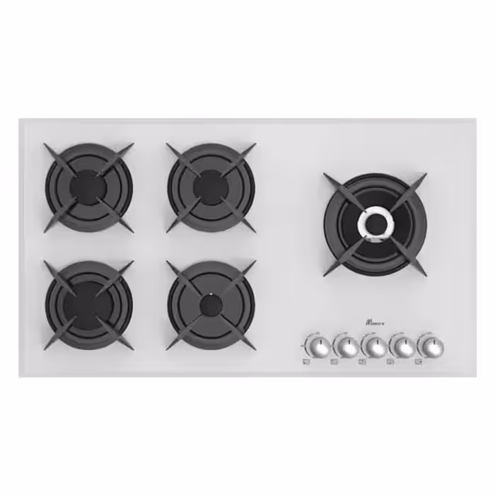 اجاق گاز صفحه ای بیمکث 5 شعله مدل MG 0059 سفید