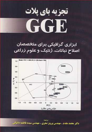 کتاب تجزیه بای پلات GGE ابزاری گرافیکی برای متخصصان اصلاح نباتات ژنتیک و علوم زراعی