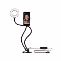 رینگ لایت مدل گیره ای RING 2 in 1