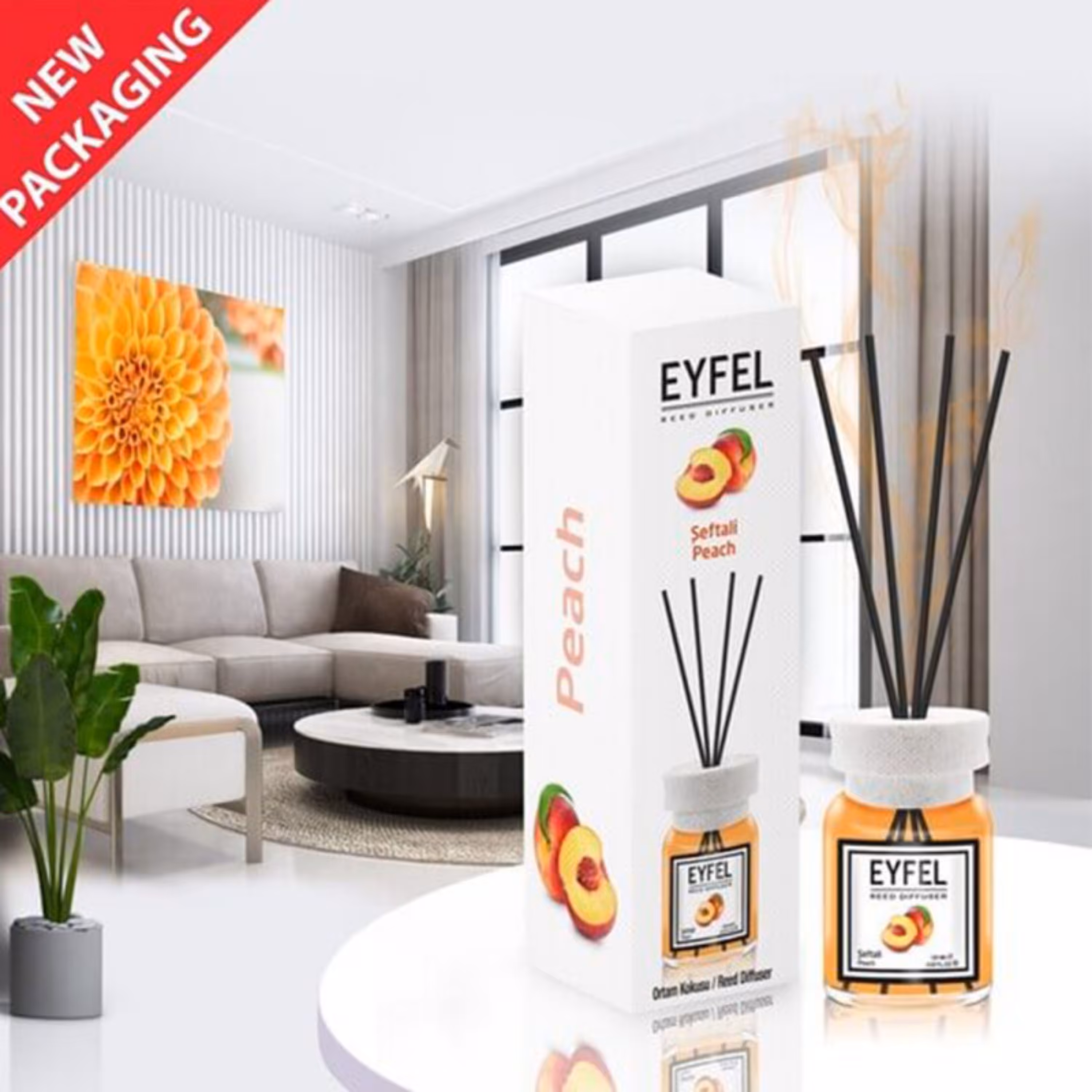 اسانس وخوبوکننده ایفل طرح هلوحجم 120میلی گرم