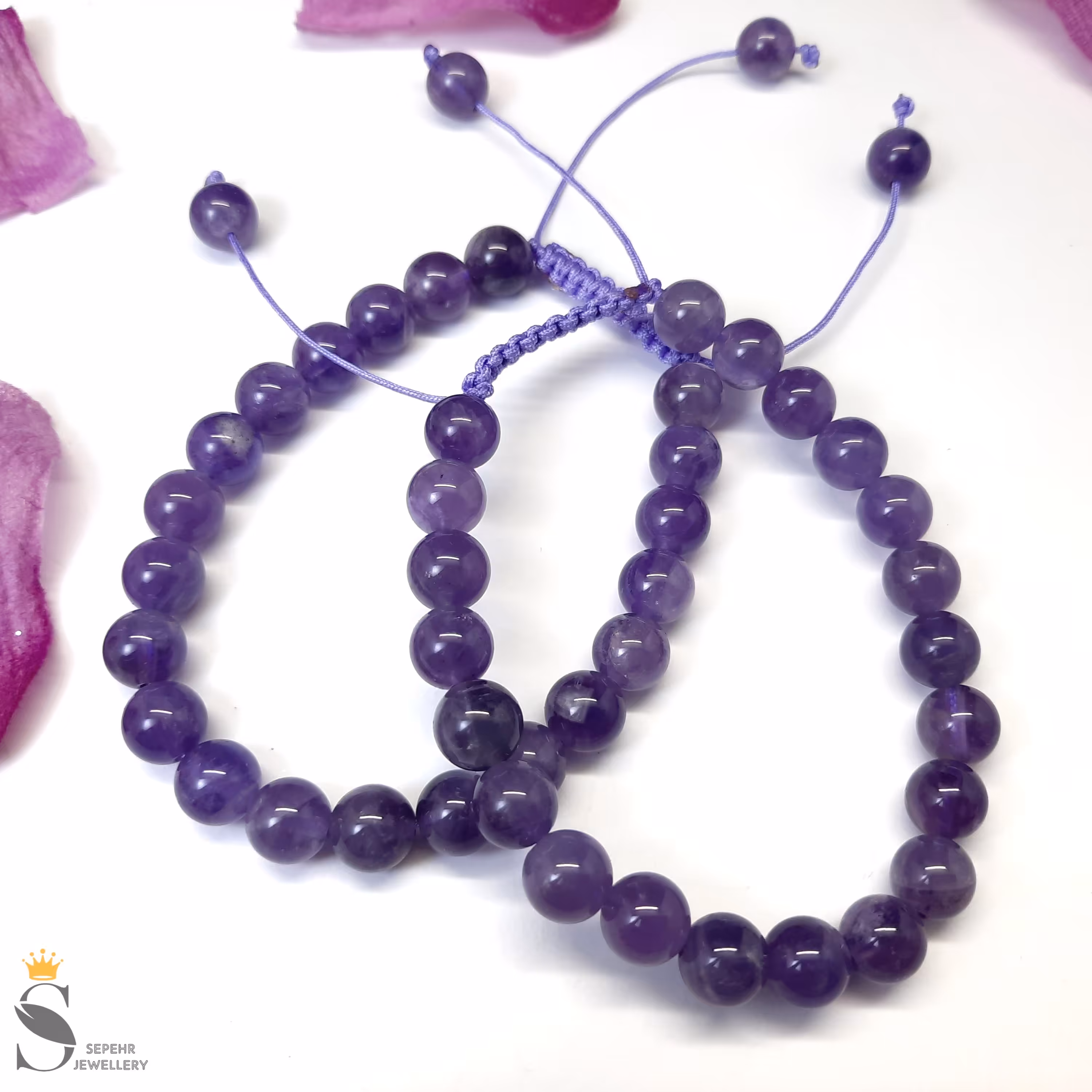 دستبندهای آمیتیست درجه یک برزیل