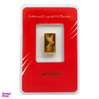 شمش 24 عیار ایران شمش طرح سیمرغ کد 100