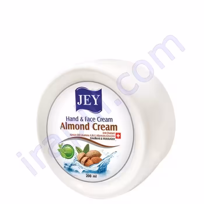 کرم کاسه ای جی حاوی روغن بادام حجم 200 میلی لیتر