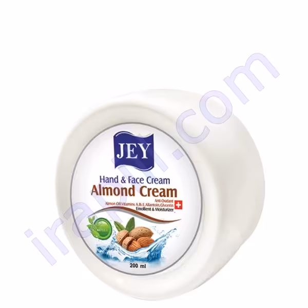 کرم کاسه ای جی حاوی روغن بادام حجم 200 میلی لیتر