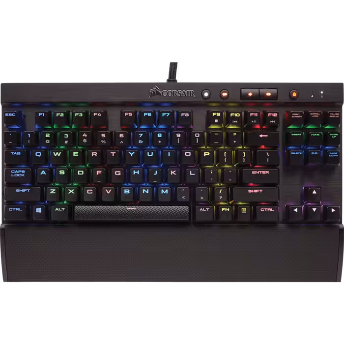 کیبورد با سیم کورسیر مدل K65 RGB RAPIDFIRE Compact Mechanical