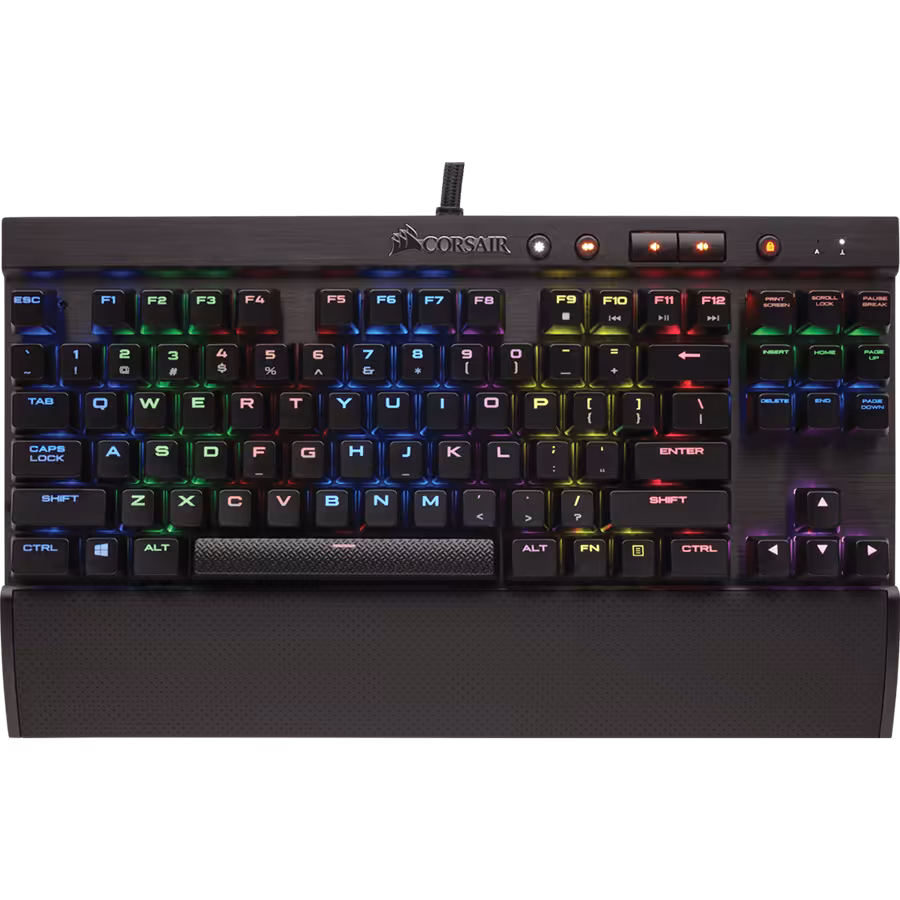 کیبورد با سیم کورسیر مدل K65 RGB RAPIDFIRE Compact Mechanical