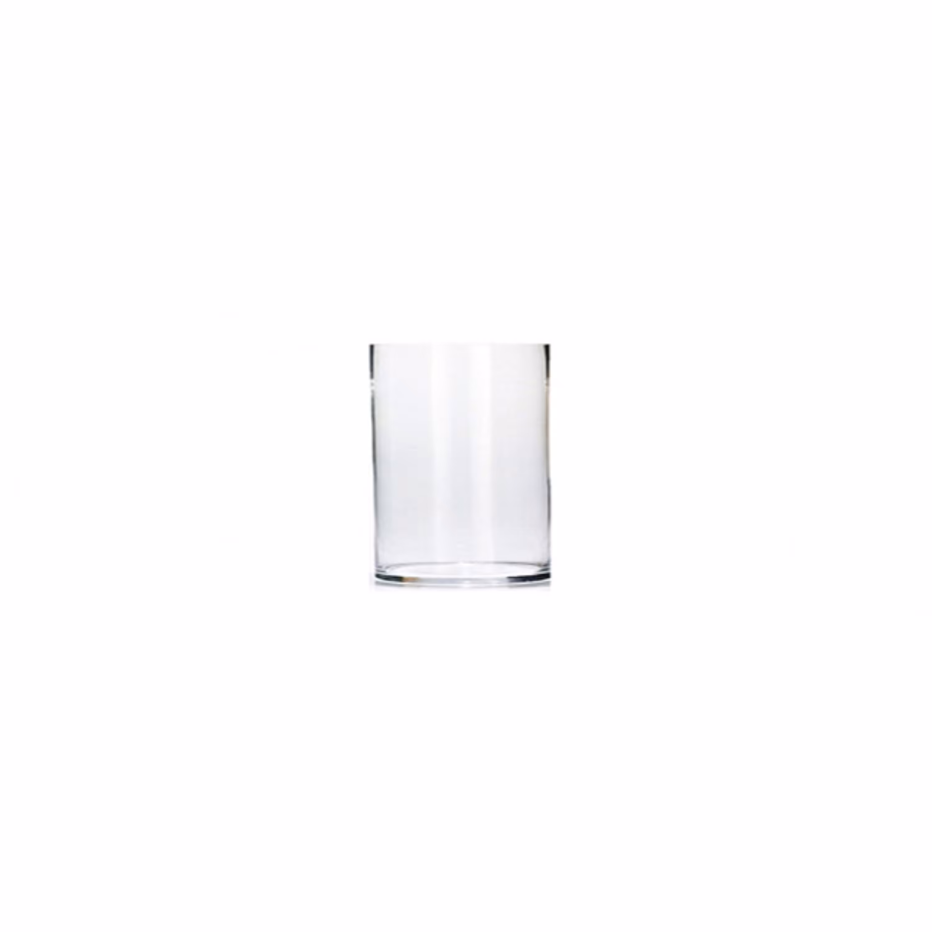گلدان شیشه ای دهانه 10 - ارتفاع 10 سانتیمتر (پس کرایه)
