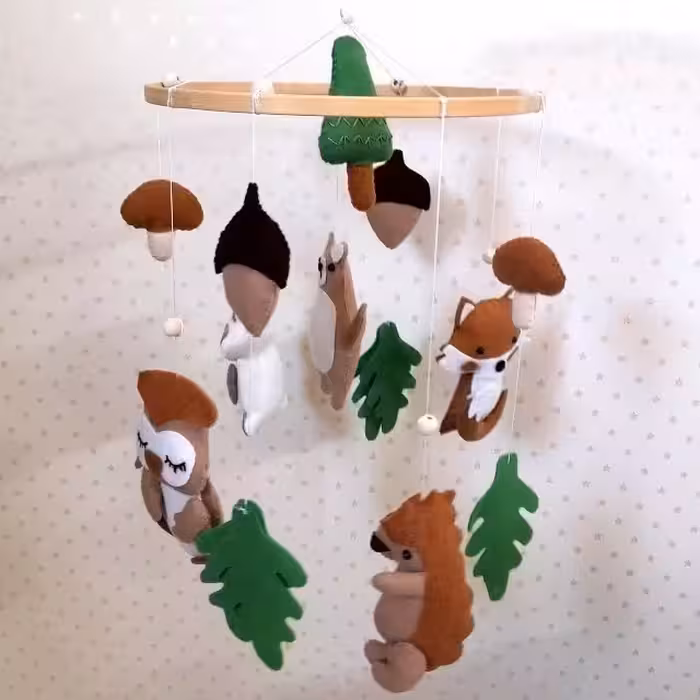 آویز نمدی حیوانات