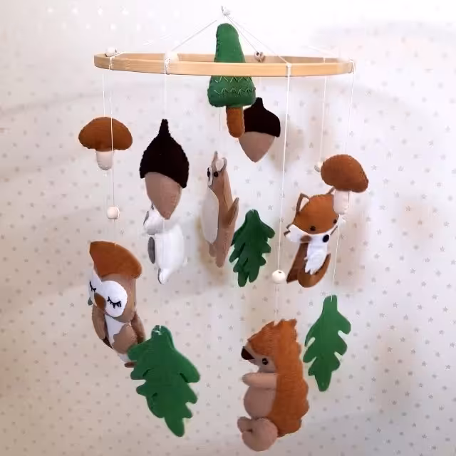 آویز نمدی حیوانات