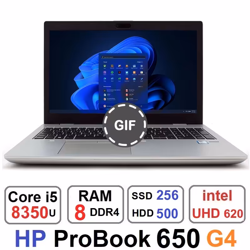 لپ تاپ اچ پی HP ProBook 650 G4 Core i5 8350u هارد500
