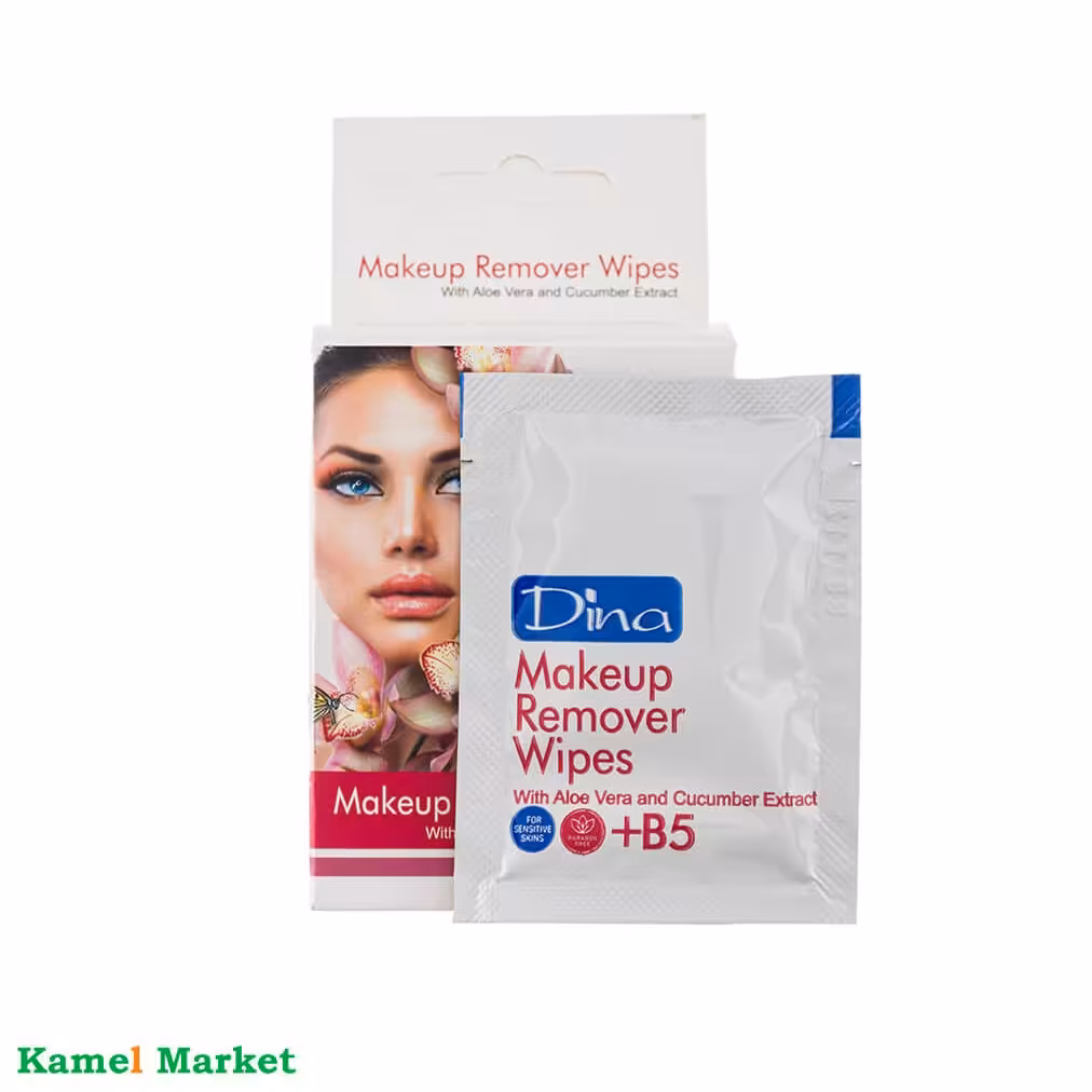 دستمال مرطوب  پاک کننده آرایشی 10 عددی دینا