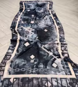 شال نخی اسپرت طرح سنگ فرش