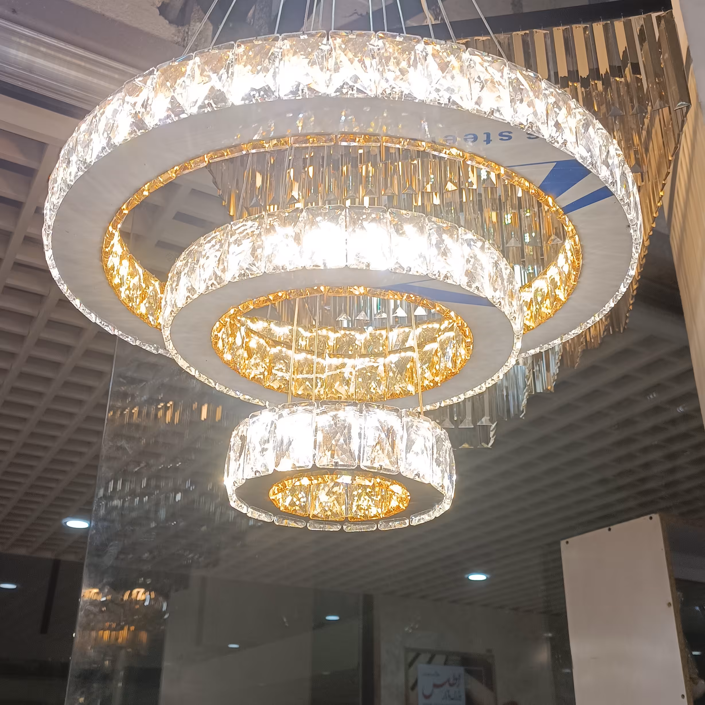 لوستر کنترل دار اس ام دی 3 حلقه