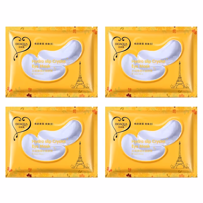 ماسک زیر چشم بایو آکوا مدل Hydra Slip وزن 7.5 گرم مجموعه 4 عددی