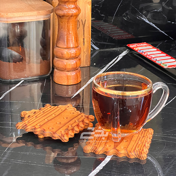 زير ليواني 3 عددي طرح بيسکويت چوبي