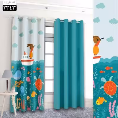 پرده تصویری طرح خرگوش ملوان