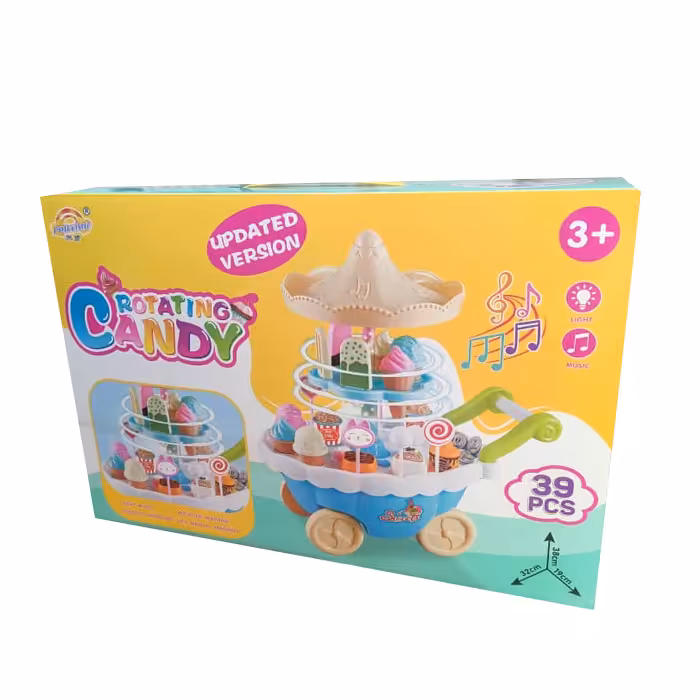 اسباب بازی چرخ طرح بستنی فروشی  مدل RX1800