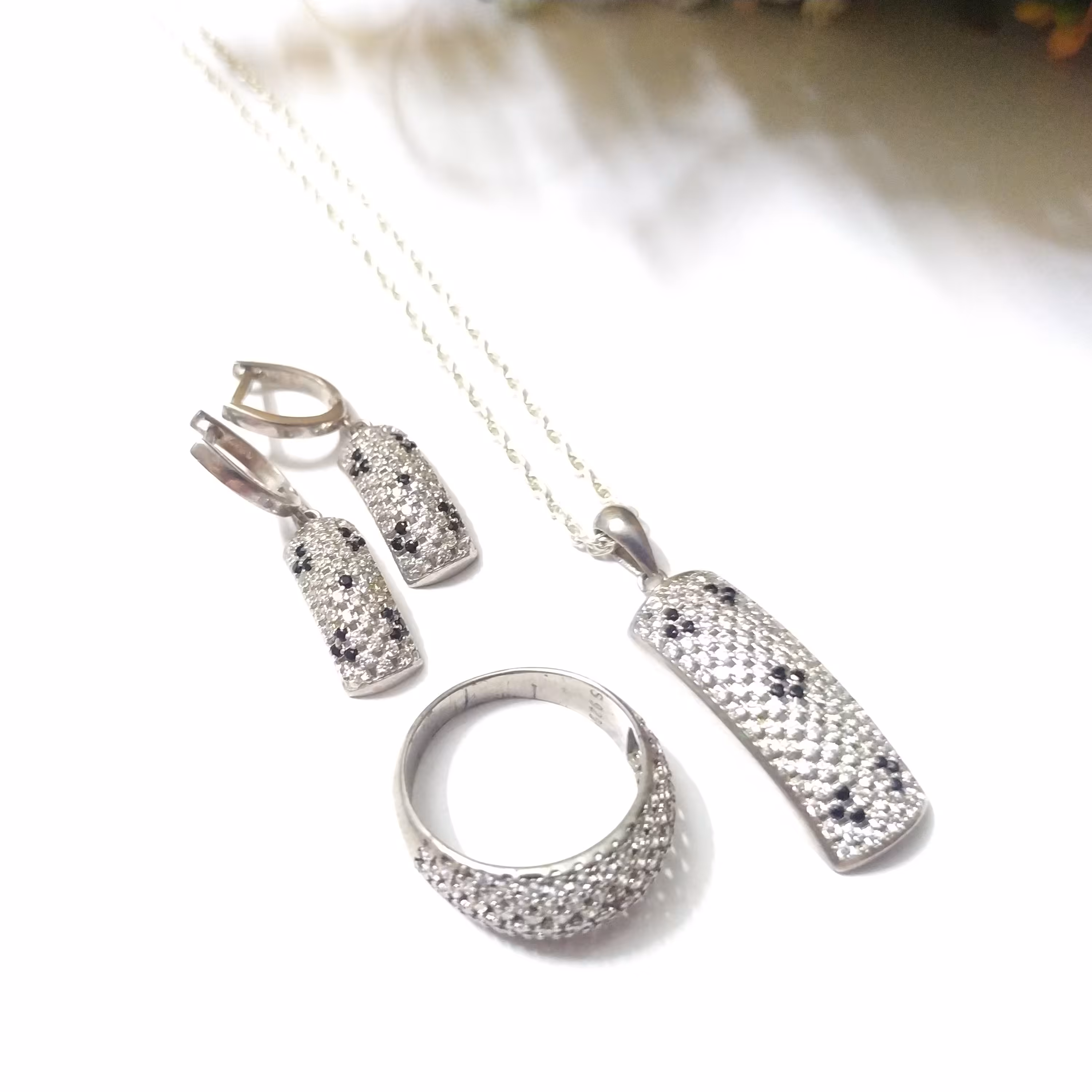 نیم ست نقره کد 129