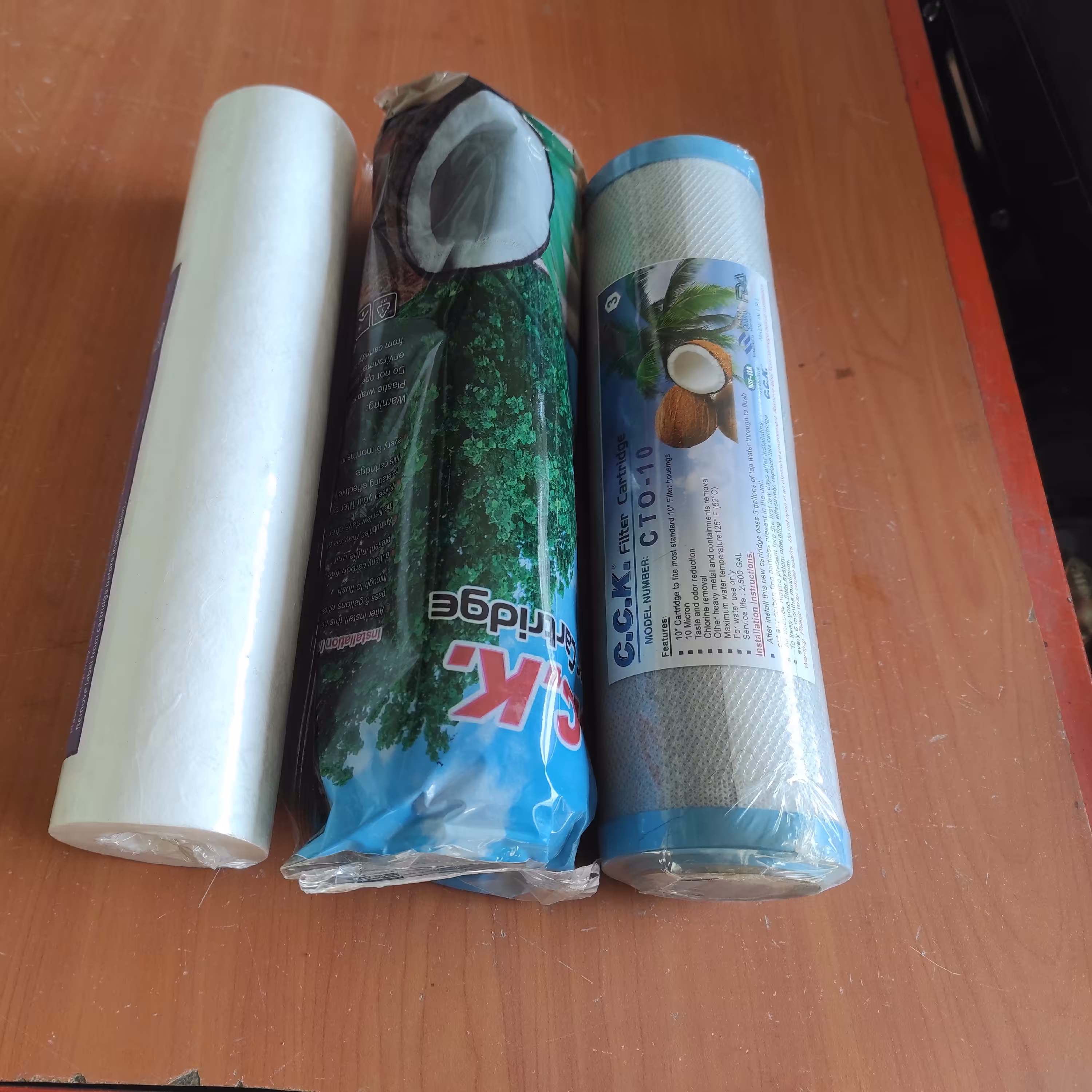 پک سه عددی فیلتر تصفیه آب 