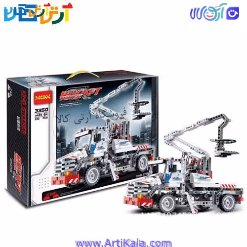 لگو 592 قطعه جرثقیل