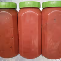 رب گوجه خونگی محلی غلیظ وخوشرنگ  یک کیلوو100گرم