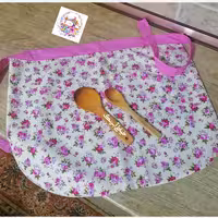 پیشبنداشپزخانه گارسونی سه لایه انتخاب پارچه به سلیقه مشتری عزیز 