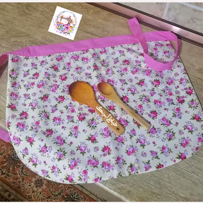 پیشبنداشپزخانه گارسونی سه لایه انتخاب پارچه به سلیقه مشتری عزیز 