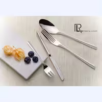سرویس قاشق چنگال 30 نفره  مات و براق  151 پارچه  (برند رزنتال ) ( 256 S)