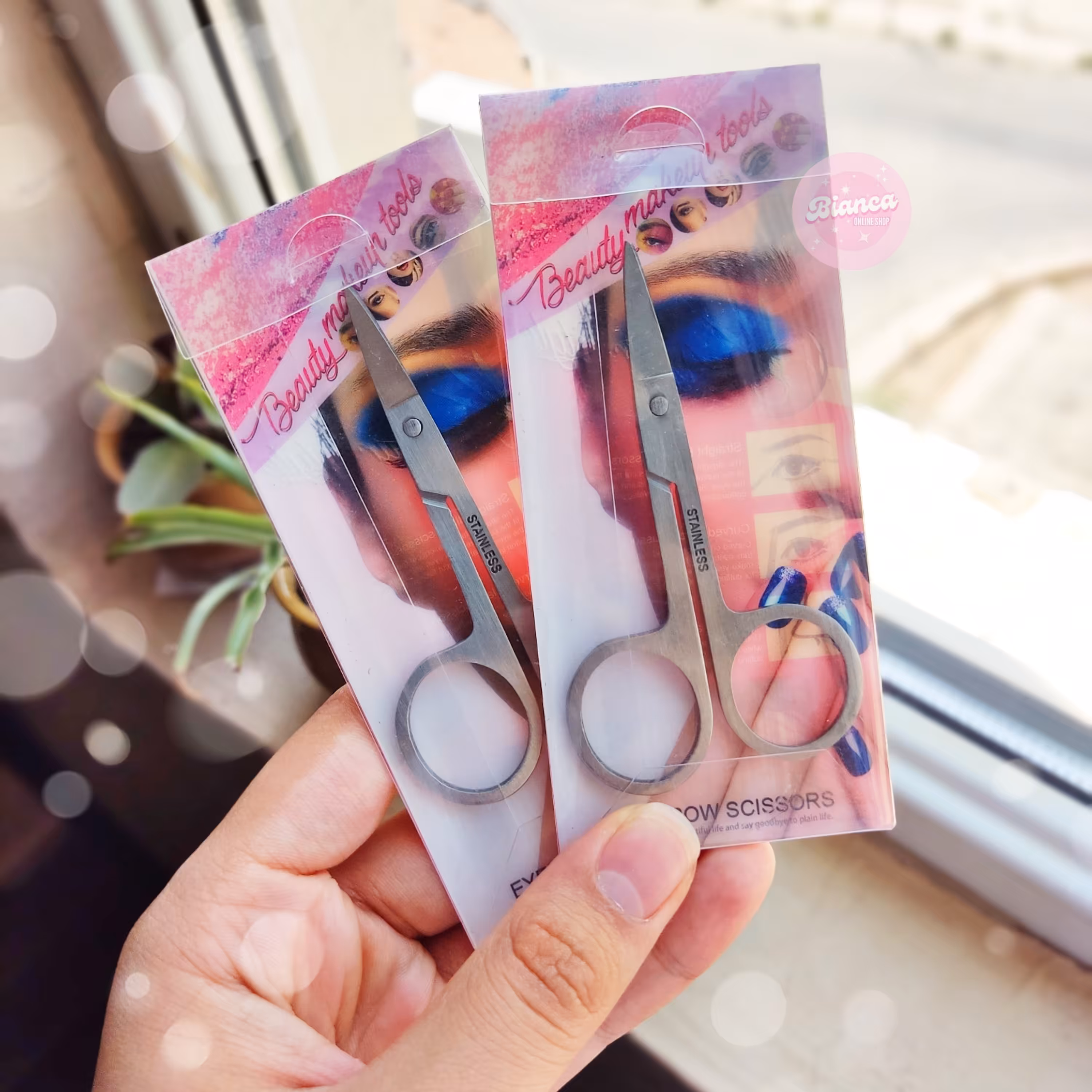 قیچی ابرو و مژه استیل