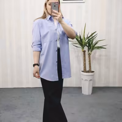 مانتو اسپرت زنانه کتان مدل نچرال