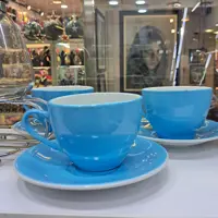 فنجون و نعلبکیه رنگی مقصود 2 پارچه یک فنجون و یک نعلبکی چینی فنجون و نعلبکیه پذیرایی 